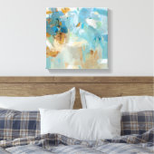 Sparkle Beach Canvas Afdruk (Insitu (Slaapkamer))