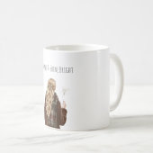 Sparkle Blond Hair Girl Christmas New Year Koffiemok (Voorkant rechts)