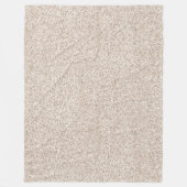 Sparkle Blush Cream Glitz Glitter         Fleece Deken (Voorkant)