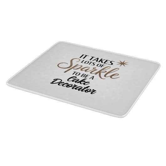 Sparkle Cake Decorator Snijplank (Hoek)