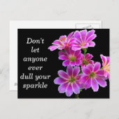 "Sparkle" - Carte Art Photoshop (Devant / Derrière)