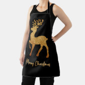 Sparkle Christmas Gold Rendier Schort (Insitu)