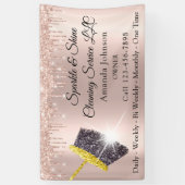 Sparkle Cleaning Service Housekeeping Broom Spandoek (Verticaal)