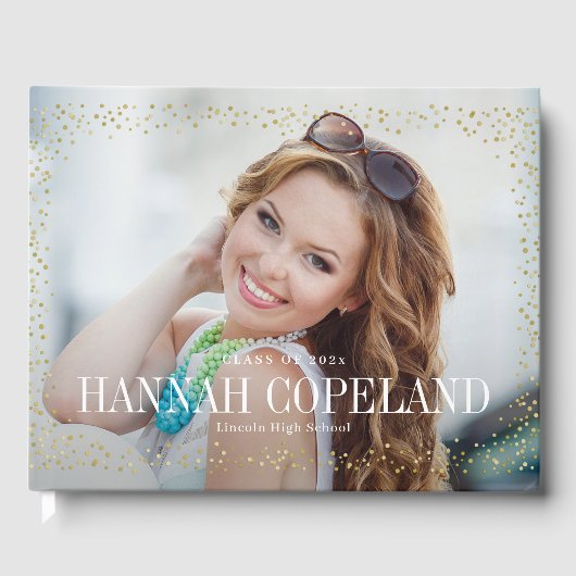 Sparkle Delight Graduation Party Livre d'invité (Recto)