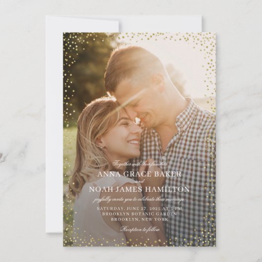 Sparkle Delight Photo Faire-part de mariage SDE (Devant)