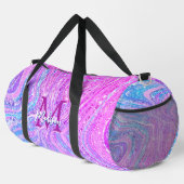 Sparkle eenhoorn regenboog girly marmeren kunst ge plunjezak (Rechterhoek)