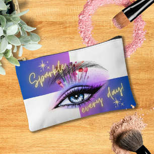 Sparkle elke dag make-up accessoire tas