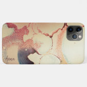 *~* Sparkle Faux Gold Glitter Abstracte bubbels Case-Mate iPhone Case (Achterkant (horizontaal))