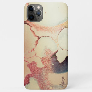 *~* Sparkle Faux Gold Glitter Abstracte bubbels iPhone 11 Pro Max Hoesje