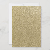 Sparkle Floral Paarse 60ste Verjaardag Uitnodigen Kaart (Achterkant)