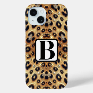 Sparkle Glam Goud Zwart Leopard Cheetah Print