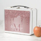 Sparkle Glam Roos Gold Driving Glitter Monogram (In situ)