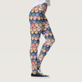 Sparkle Glitter Light Scale Pattern Leggings (Rechts)