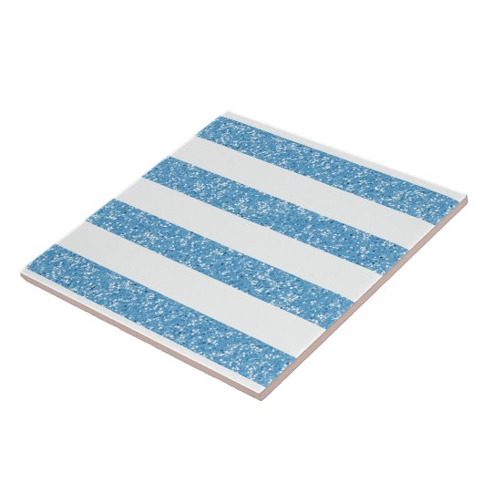 Sparkle Glitter look Stripes Tegel Tegeltje (Zijkant)