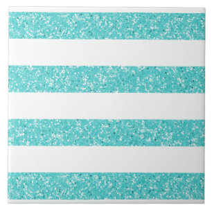 Sparkle Glitter look Stripes Tegel Tegeltje