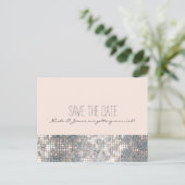 Sparkle Glitter Sequins Glamor Chic Briefkaart (Staand voorkant)