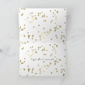 Sparkle Gold Confetti Bedankt (Binnen)