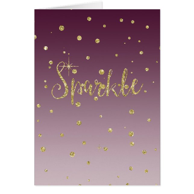 Sparkle Gold Faux Glitter (Voorkant)