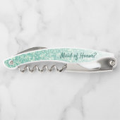 Sparkle Green Glitter Kurkentrekker (Achterkant)