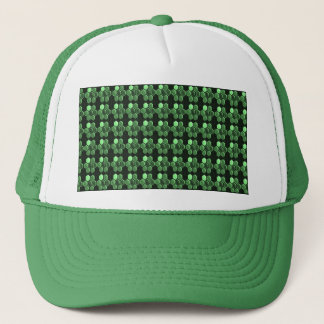 Sparkle Hexagon Emerald Green Pattern NVN289 gifte Trucker Pet