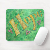 Sparkle Hope Word Art Custom Design Mousepad Muismat (Met muis)