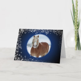 Sparkle Horse Holiday Card Feestdagen Kaart
