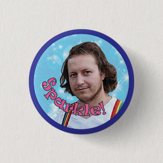 Sparkle Kurt, 1¼ Inch Ronde Button