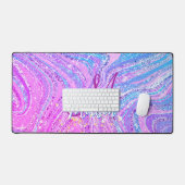 Sparkle licorne arc-en-ciel arc-en-ciel marbre art (Clavier et souris)