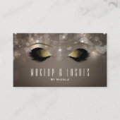 Sparkle Lights Glam Make-up Wimpers Beauty Spa Visitekaartje (Voorkant)