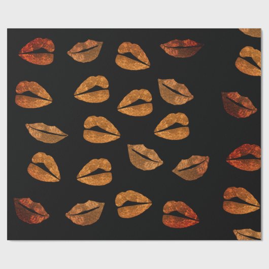 Sparkle Lips Wrapping Papier (Vlak)