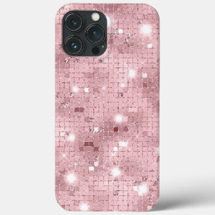 Sparkle Luxury Pink iPhone 13 Pro Max Hoesje