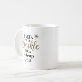 Sparkle make-up artist koffiemok (Voorkant links)