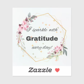 Sparkle met Grace Sticker