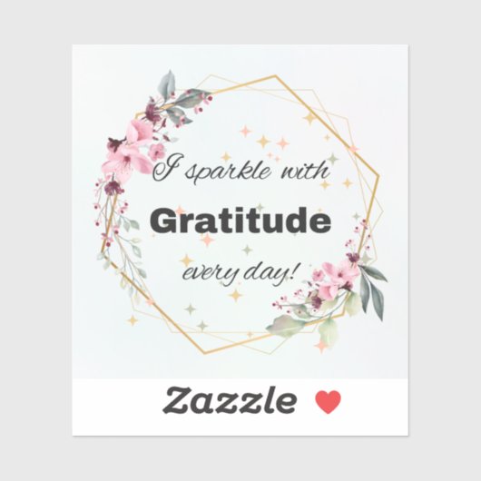 Sparkle met Grace Sticker (Vel)