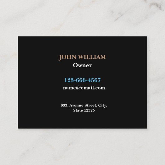 Sparkle metaallasser, Fabricator, Aannemer Visitekaartje (Achterkant)