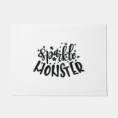 Sparkle Monster Halloween Deurmat (Voorkant)