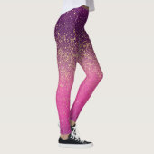 Sparkle Ombre Roze Patroon Leggings (Rechts)