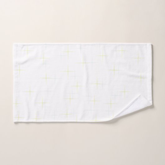 Sparkle Pattern on Navy Bad Handdoek (Handdoek)