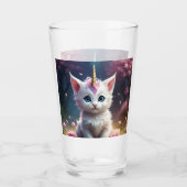 Sparkle Paws: de betoverende eenhoorn kitten Glas (Voorkant)