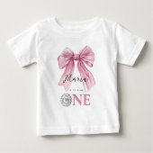 Sparkle Pink Coquette Bow 1st (Voorkant)