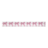 Sparkle Pink Coquette Bow 1st Lint (Voorkant)
