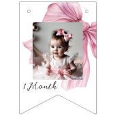 Sparkle Pink Coquette Bow 1st Vlaggetjes (Tweede vlag)