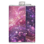 Sparkle pink fles, zegt Blessed Heupfles (Achterkant)