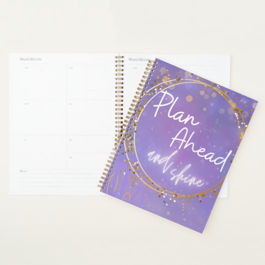 Sparkle Planner pour les enseignants (Devant avec enveloppe)