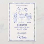 Sparkle & Pop! Editable Birthday Bash Invitation (Devant)