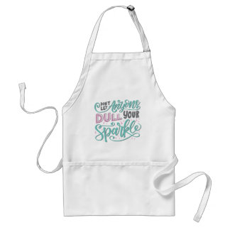 Sparkle Quote Apron Standaard Schort
