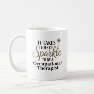 Sparkle Quote Gift voor ergotherapeut Koffiemok