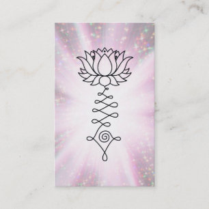 *~* Sparkle Rays Reiki Energy Healing Lotus Visitekaartje