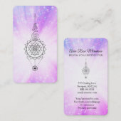 ~ Sparkle. Reiki Energy Healing Rays Nirvana Visitekaartje (Voorkant / Achterkant)