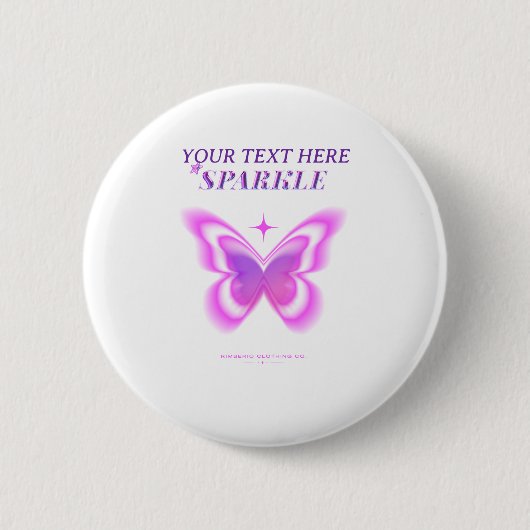 SPARKLE RONDE BUTTON 5,7 CM (Voorkant)